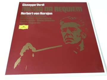 Giuseppe Verdi, Herbert Von Karajan, Berliner Philharmoniker, Mirella Freni, Christa Ludwig, Carlo Cossutta, Nicolai Ghiaurov, Wiener Singverein – Messa Da Requiem (2 LP Kutulu Set)