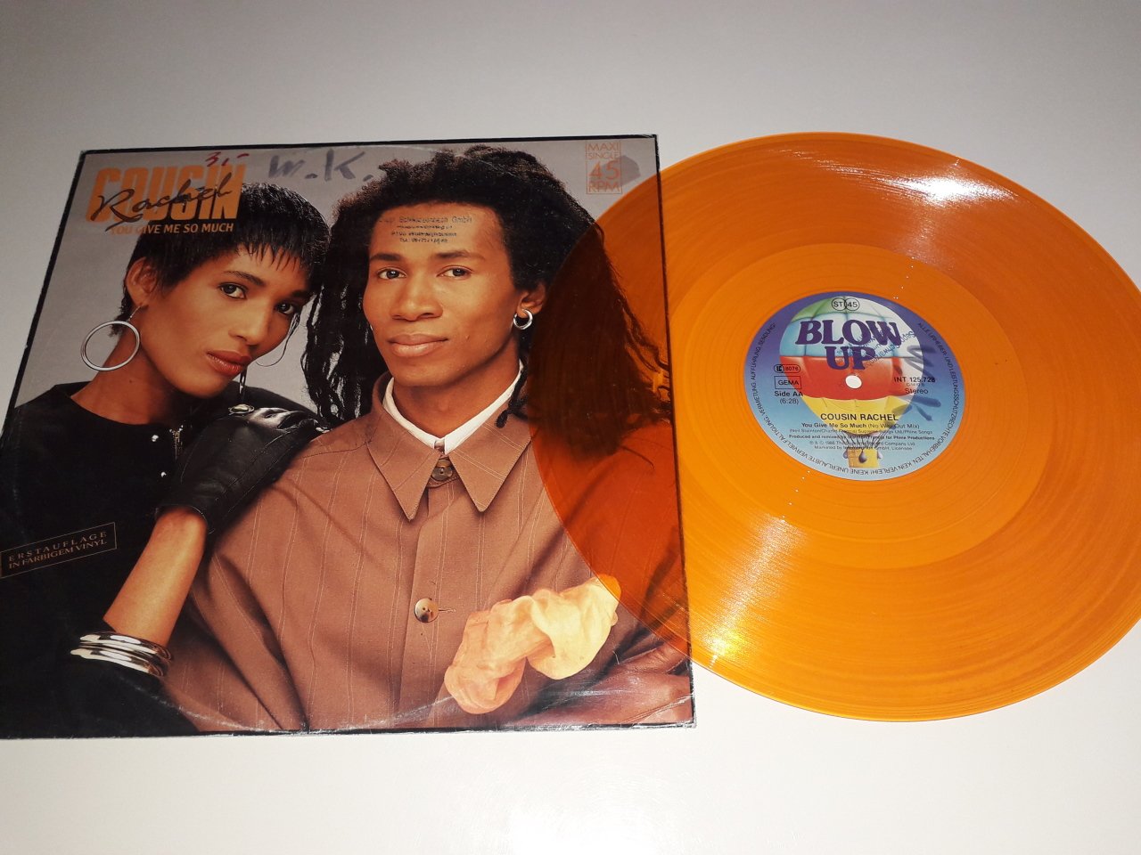 Cousin Rachel ‎– You Give Me So Much (Turuncu Renkli Plak)