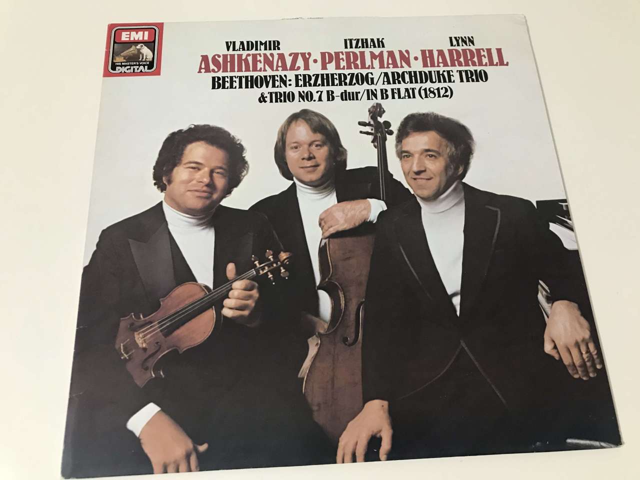 Vladimir Ashkenazy • Itzhak Perlman • Lynn Harrell - Beethoven* – Beethoven ''Erzherzog'' / ''Archduke'' Trio & Trio No. 7 In B Flat (1812)
