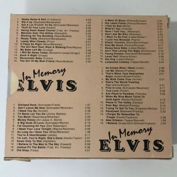 Elvis Presley – In Memory Elvis (4 CD Kutulu Set)