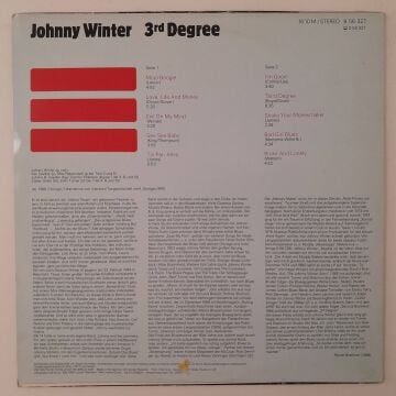 Johnny Winter ‎– 3rd Degree
