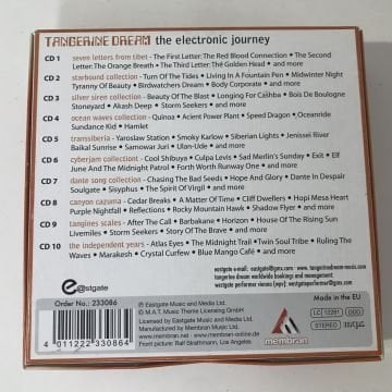 Tangerine Dream – The Electronic Journey (10  CD Kutulu Set)