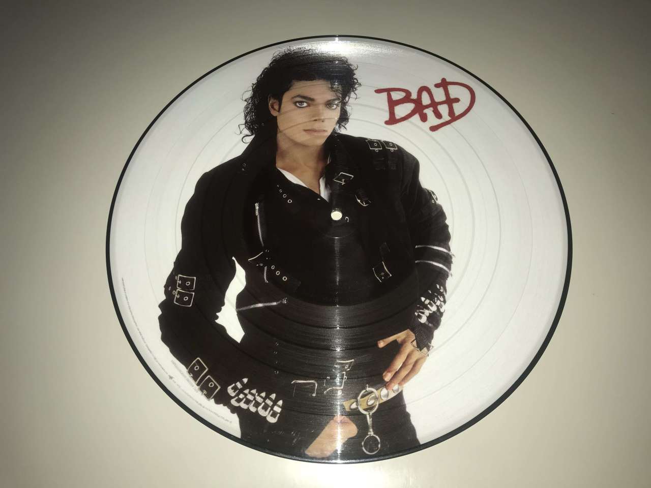 Michael Jackson ‎– Bad (Resimli Plak)