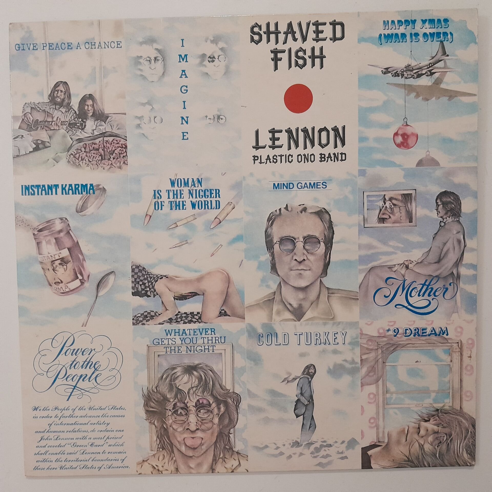 John Lennon  / Plastic Ono Band ‎– Shaved Fish