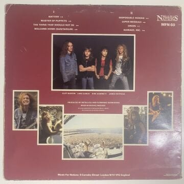 Metallica ‎– Master Of Puppets