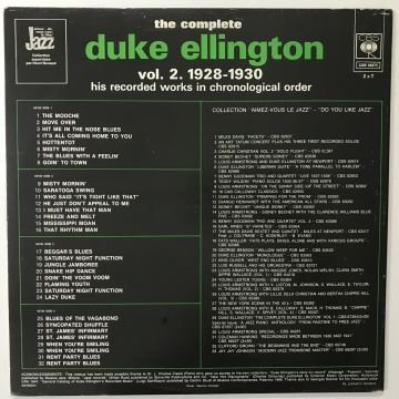 Duke Ellington – The Complete Duke Ellington Vol. 2 1928-1930 2 LP