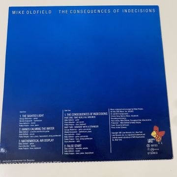 Mike Oldfield ‎– The Consequences Of Indecisions