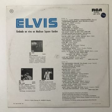 Elvis Presley – Elvis As Recorded At Madison Square Garden