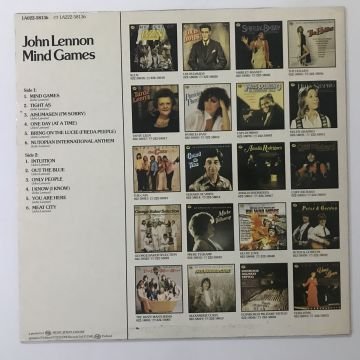John Lennon ‎– Mind Games