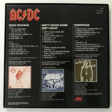 AC/DC – 3 Record Set (3 LP Kutulu Set)