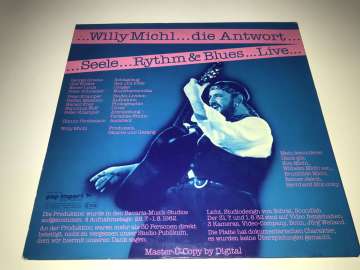 Willy Michl ‎– Die Antwort - Seele, Rythm & Blues Live 2 LP
