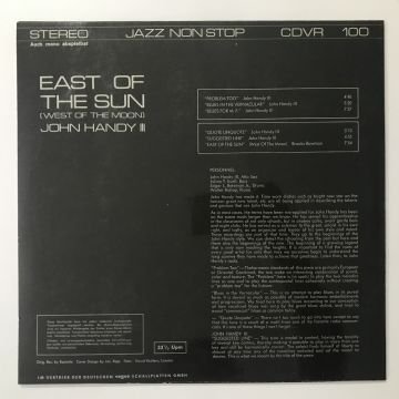 John Handy III* – East Of The Sun (West Of The Moon)