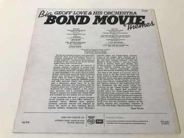 007 James Bond - Geoff Love & His Orchestra – Big Bond Movie Themes