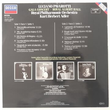 Pavarotti– Gala Concert • Royal Albert Hall