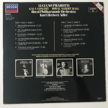 Pavarotti– Gala Concert • Royal Albert Hall