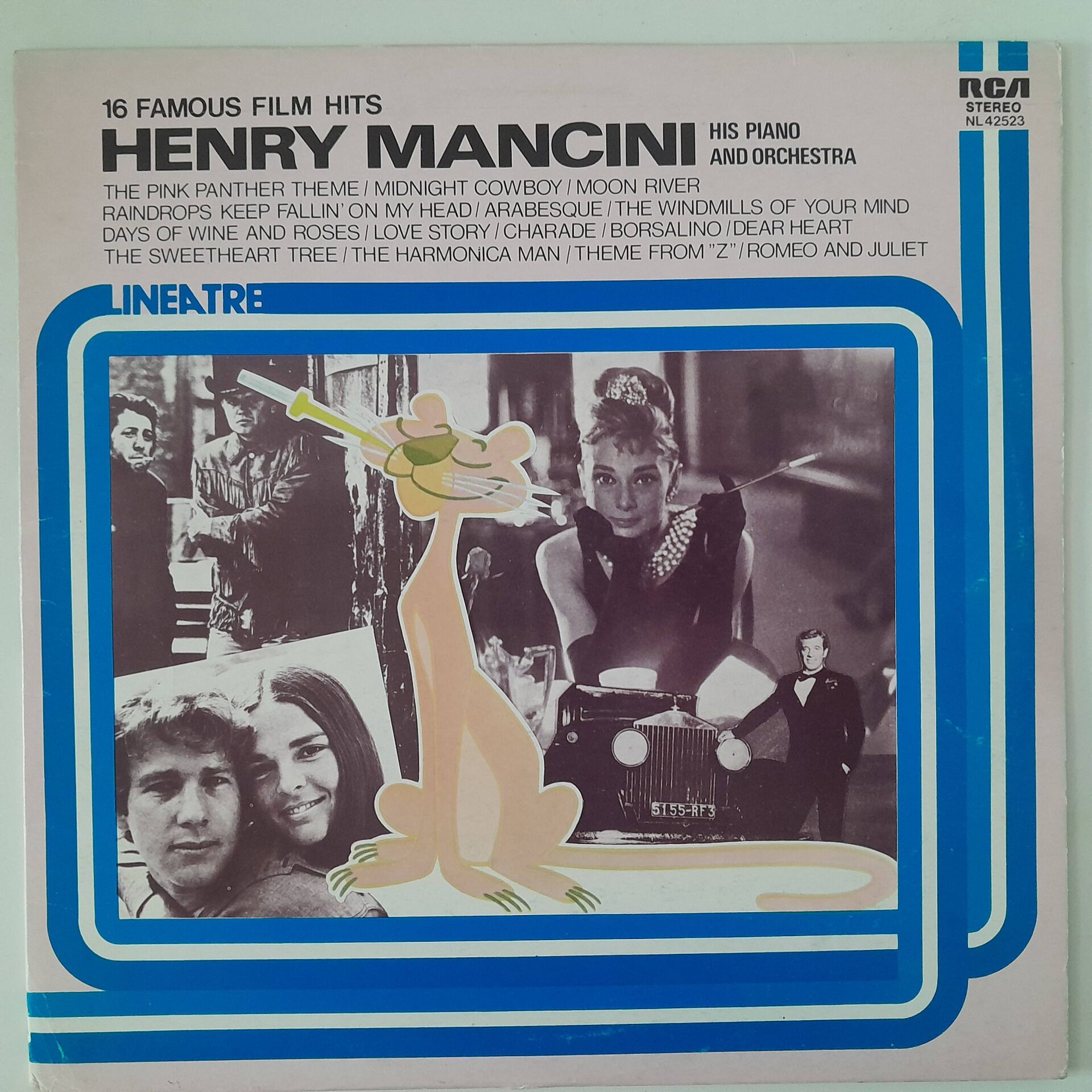 Henry Mancini, His Piano And Orchestra – 16 Famous Film Hits