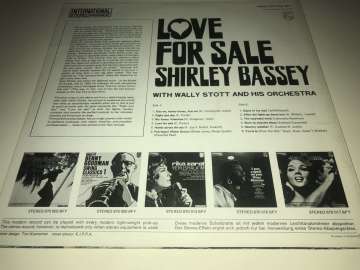 Shirley Bassey With Wally Stott And His Orchestra ‎– Love For Sale