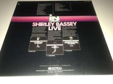 Shirley Bassey ‎– Live