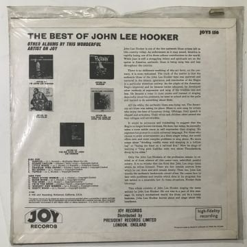 John Lee Hooker – The Best Of John Lee Hooker (Ambalajı Açılmamış)