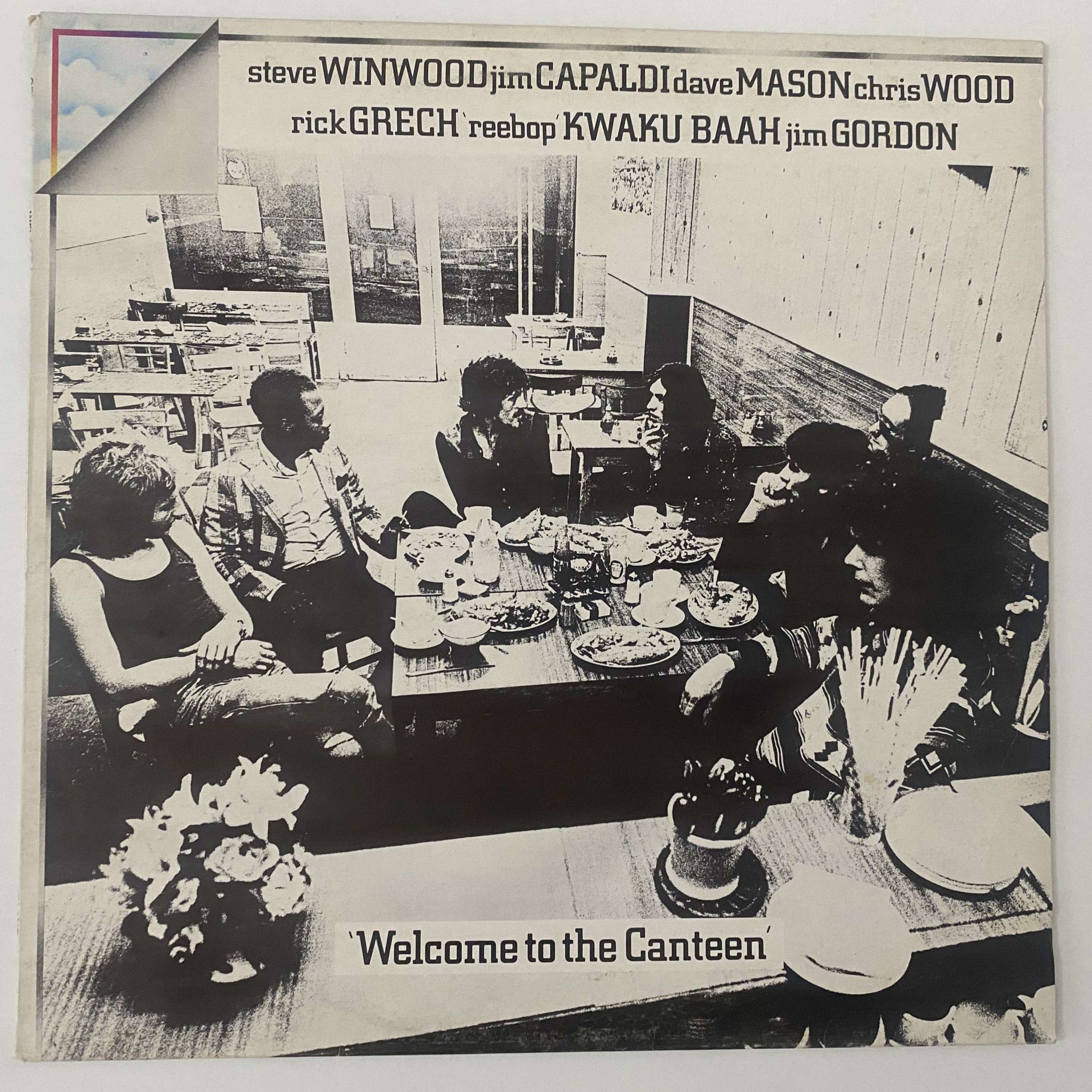 Steve Winwood, Jim Capaldi, Dave Mason, Chris Wood, Rick Grech, 'Reebop' Kwaku Baah, Jim Gordon – Welcome To The Canteen