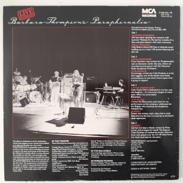 Barbara Thompson's Paraphernalia – Live In Concert 2 LP