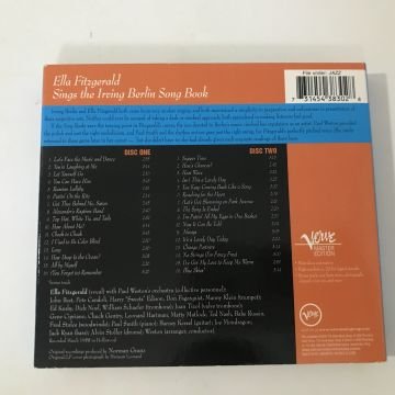 Ella Fitzgerald – Ella Fitzgerald Sings The Irving Berlin Song Book 2 CD