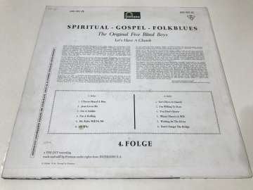 The Original Five Blind Boys – Spiritual Gospel Folk-Blues