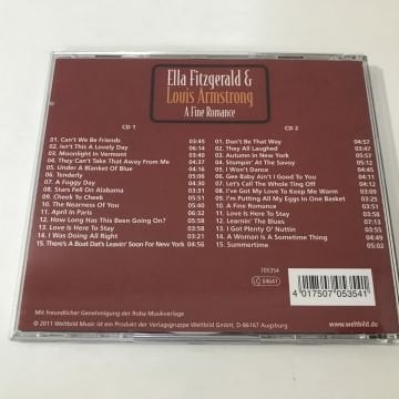 Ella Fitzgerald / Louis Armstrong  - A Fine Romance 2 CD