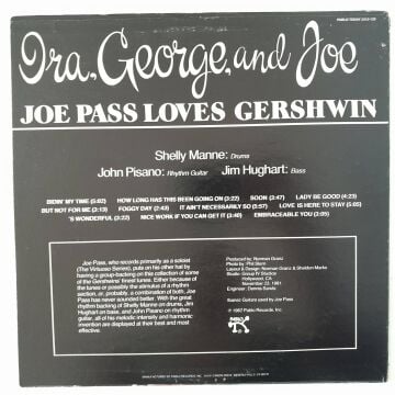 Joe Pass – Ira, George And Joe - Joe Pass Loves Gershwin