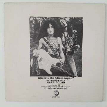 Marc Bolan – Where's The Champagne? (Resimli Plak)
