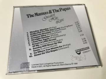 The Mamas & The Papas – Greatest Hits Live