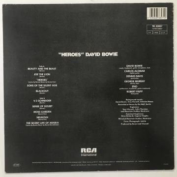 David Bowie ‎– ''Heroes''