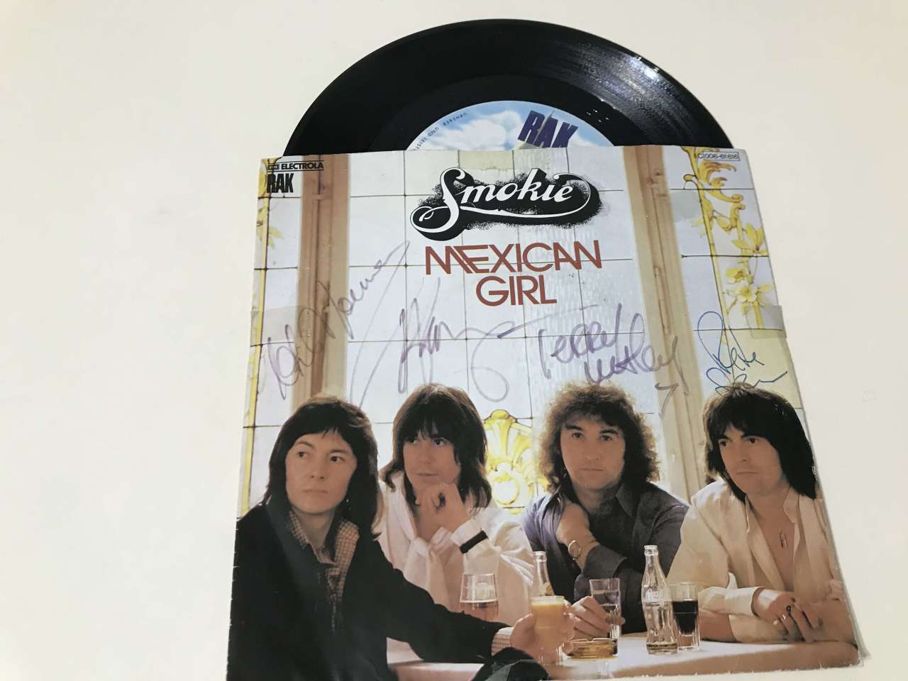 Smokie – Mexican Girl (Orijinal İmzalı Kapak)