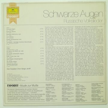 Don Kosaken Chor Serge Jaroff – Schwarze Augen