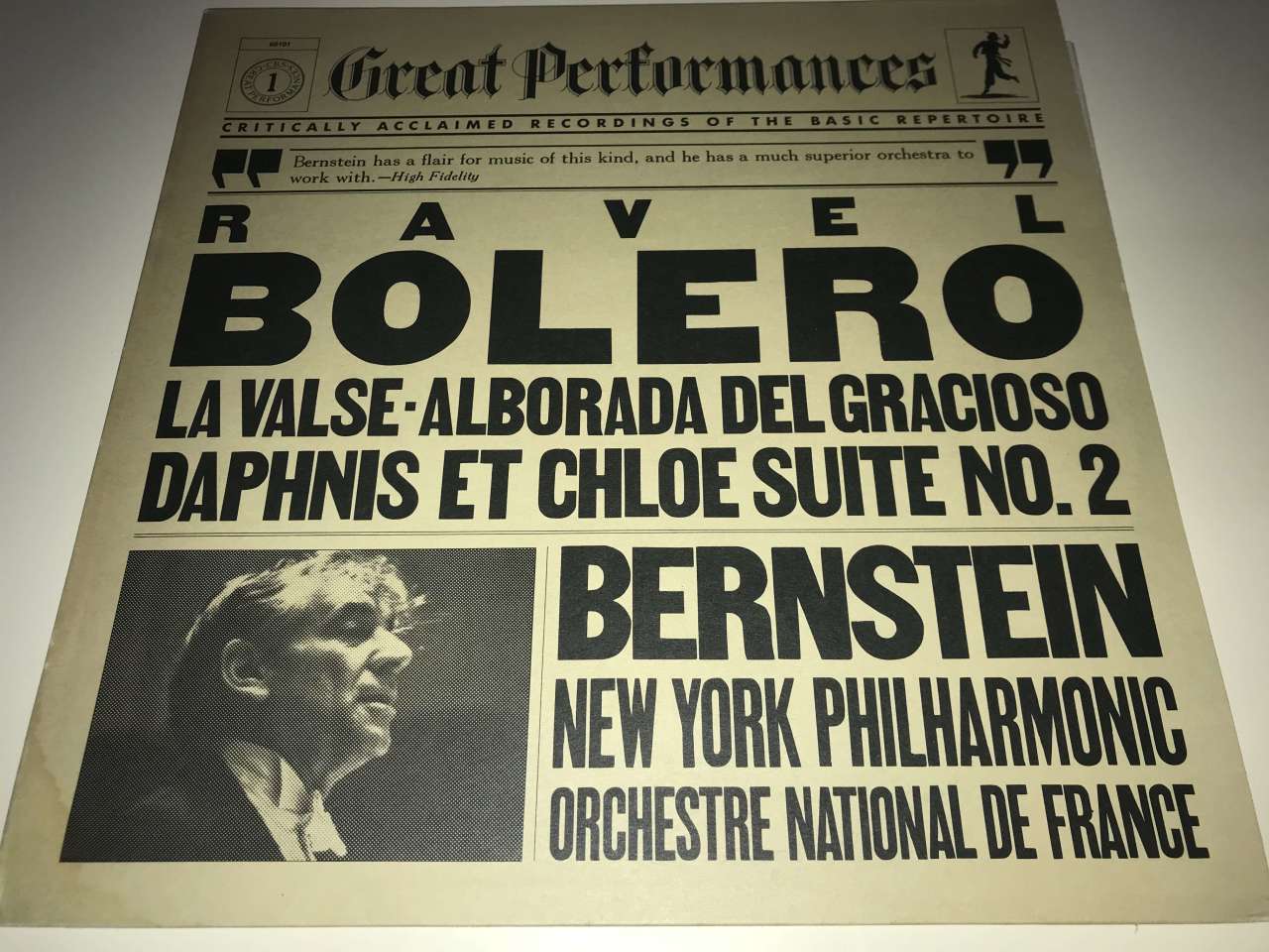 Bernstein  Ravel ‎– Bolero / La Valse / Alborada Del Gracioso / Daphnis Et Chloe Suite No. 2