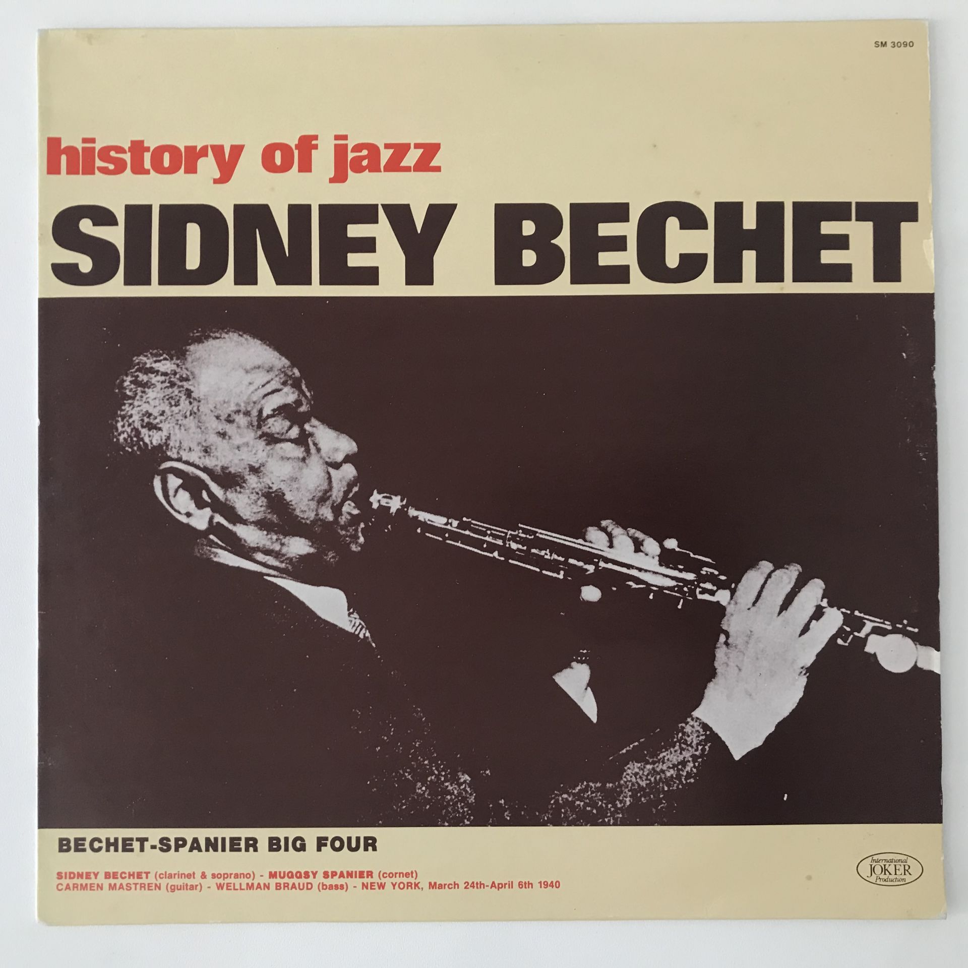 Sidney Bechet ‎– La Storia Del Jazz (History Of Jazz)
