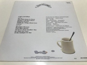 Don Williams ‎– Cafe Carolina