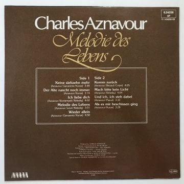 Charles Aznavour – Melodie Des Lebens