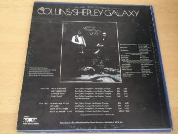 Collins/Shepley Galaxy ‎– Lennon And McCartney Live!