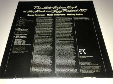Milt Jackson ‎– The Milt Jackson Big 4 At The Montreux Jazz Festival 1975