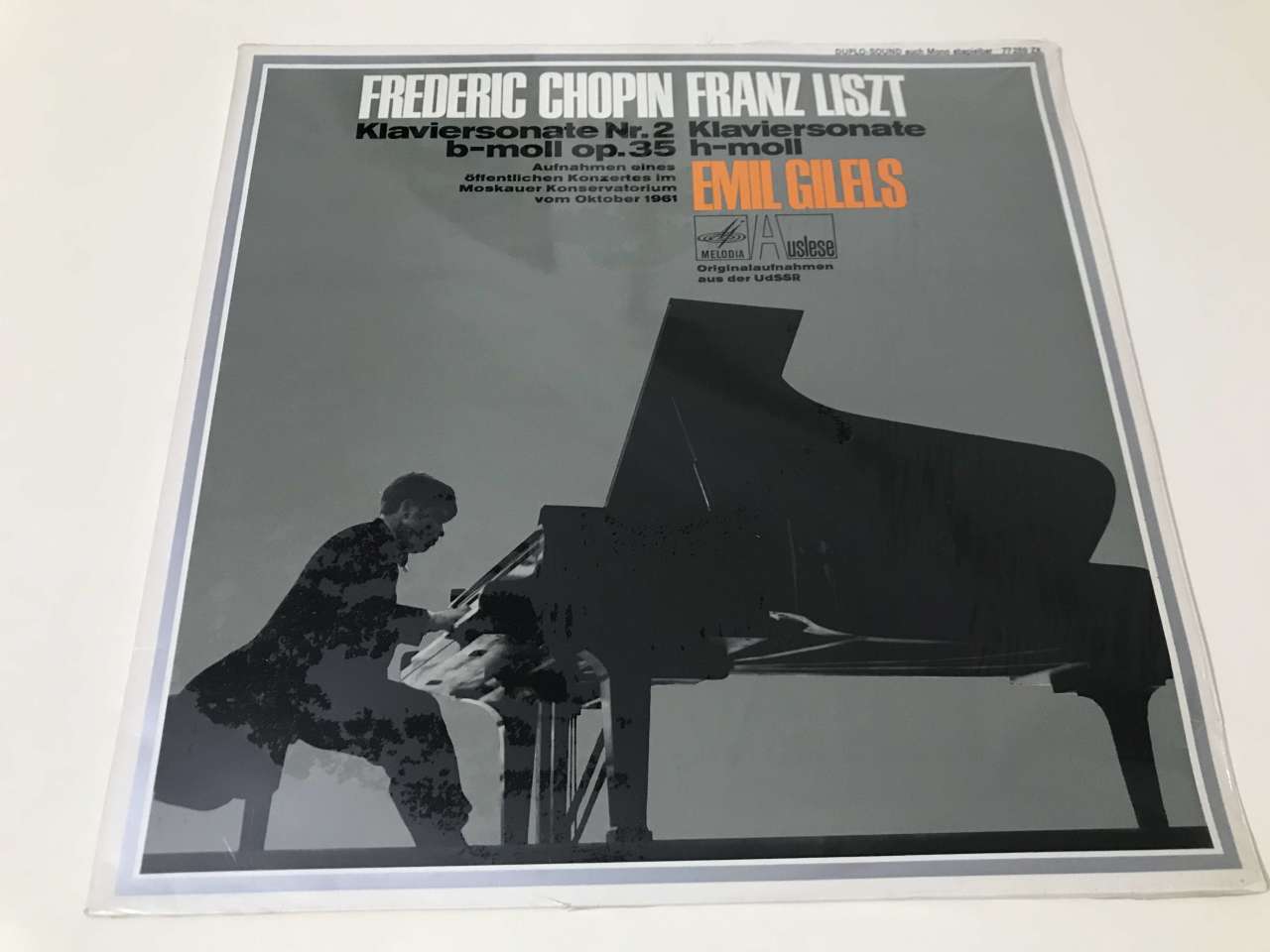 Frederic Chopin, Franz Liszt, Emil Gilels – Klaviersonate Nr. 2 B-Moll Op. 35 / Klaviersonate H-Moll