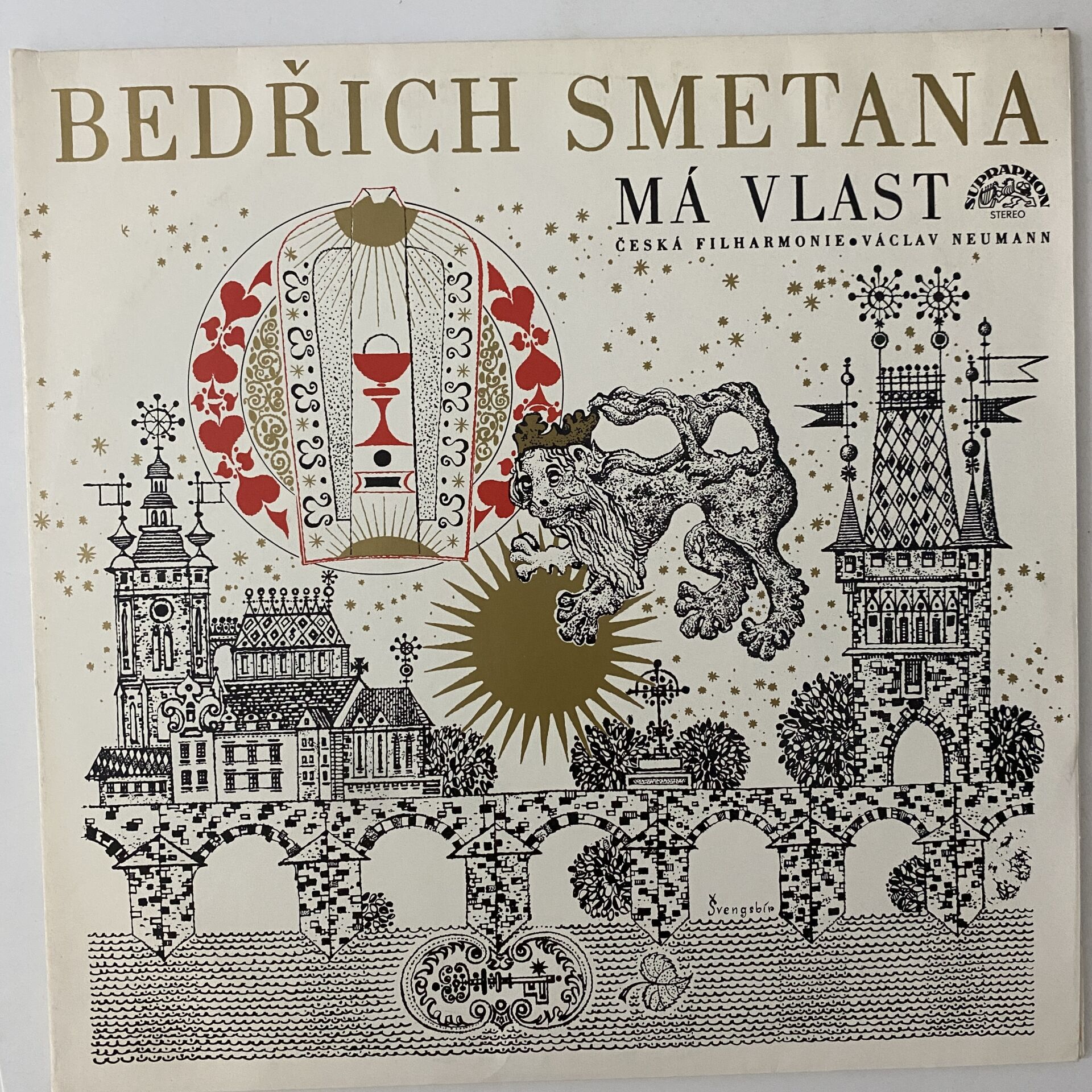 Bedřich Smetana - Česká Filharmonie • Václav Neumann – Má Vlast 2 LP