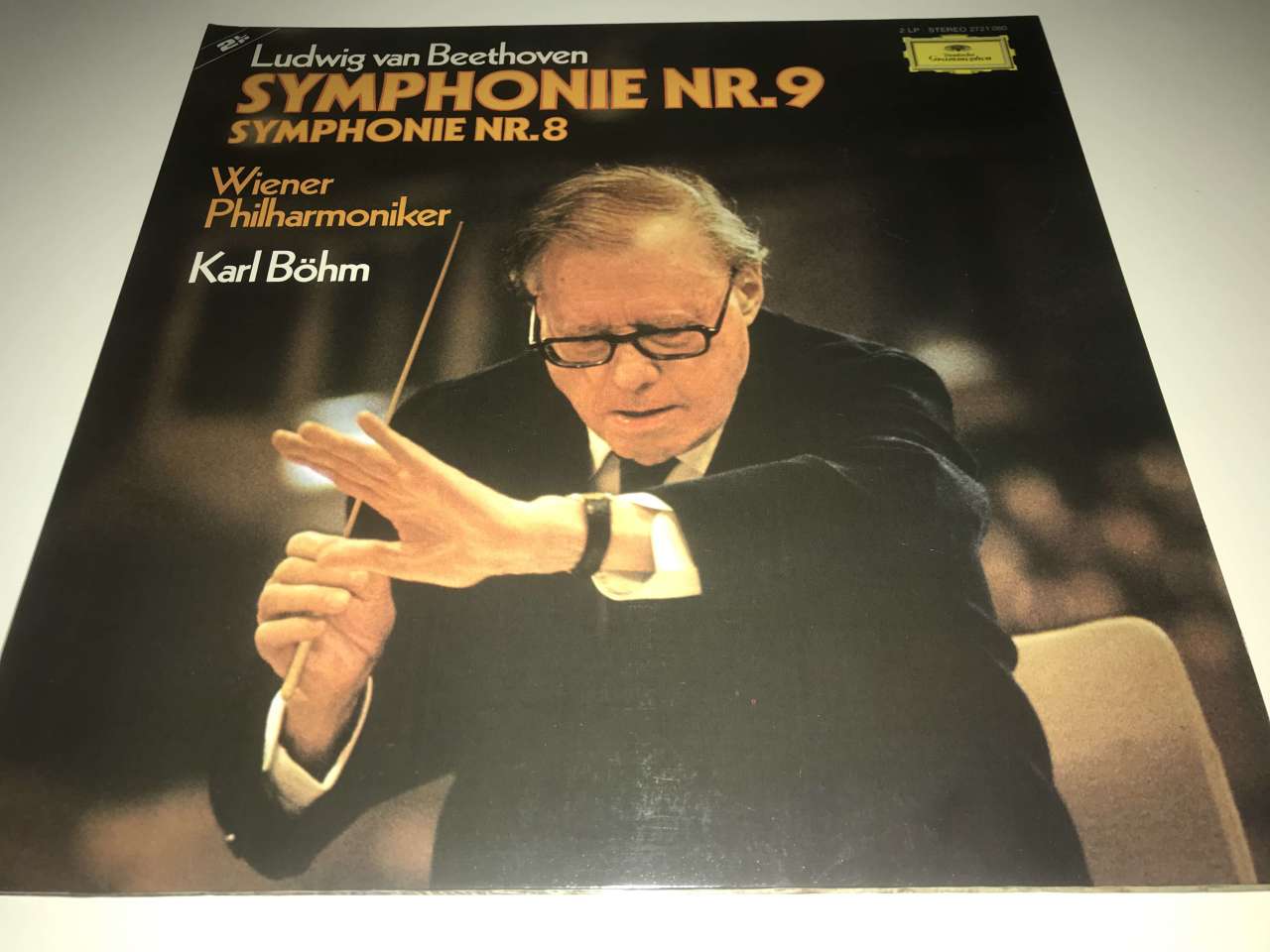 Ludwig van Beethoven, Wiener Philharmoniker, Karl Böhm ‎– Symphonie Nr. 9 / Symphonie Nr. 8 2 LP
