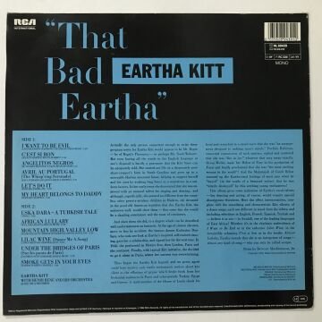Eartha Kitt With Henri René And His Orchestra – That Bad Eartha