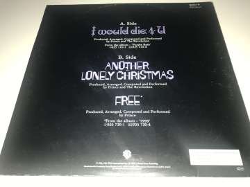 Prince And The Revolution ‎– I Would Die 4 U